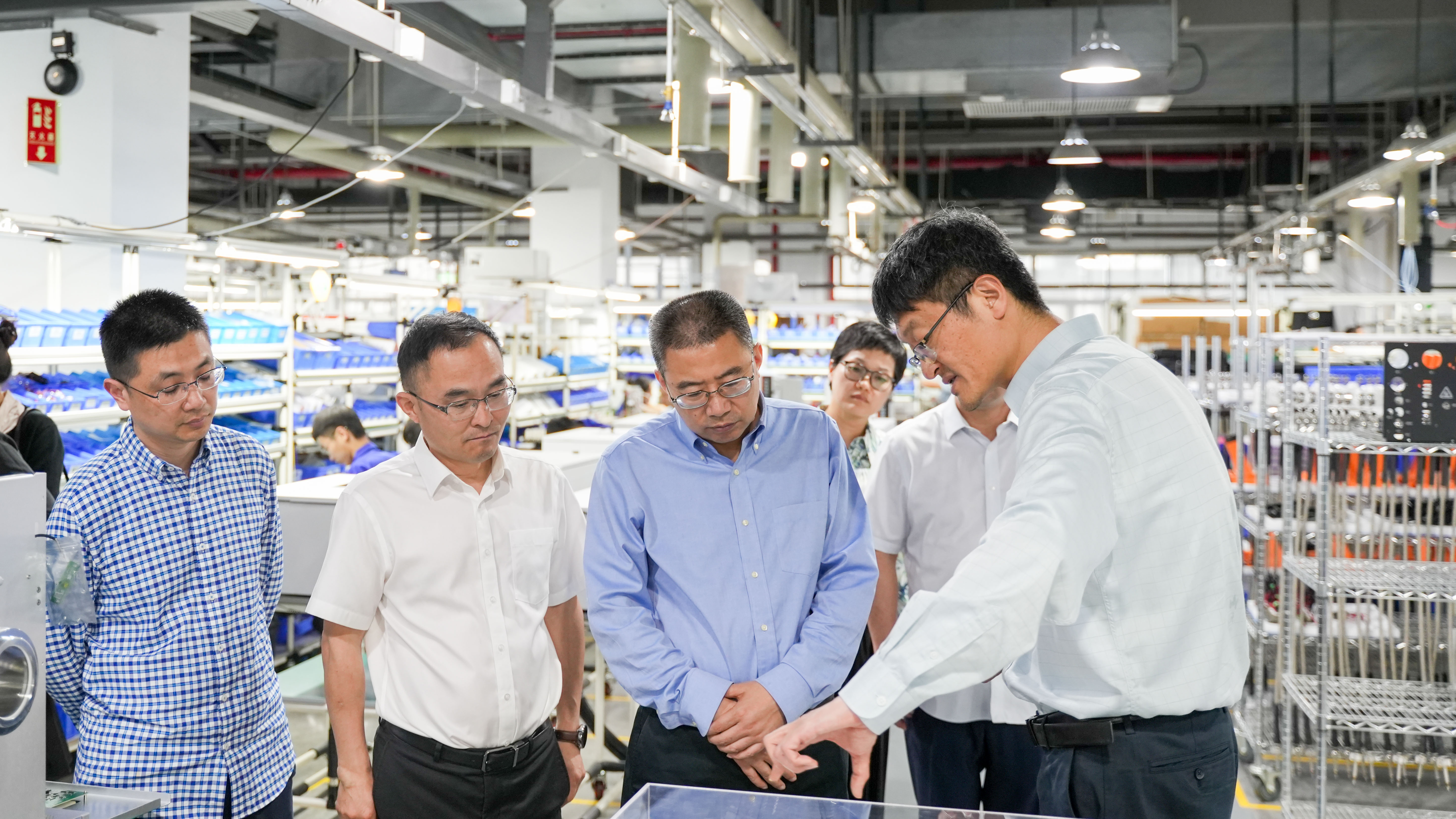 浙江省生态环境厅 竺恒峰副厅长一行来访谱育科技调研